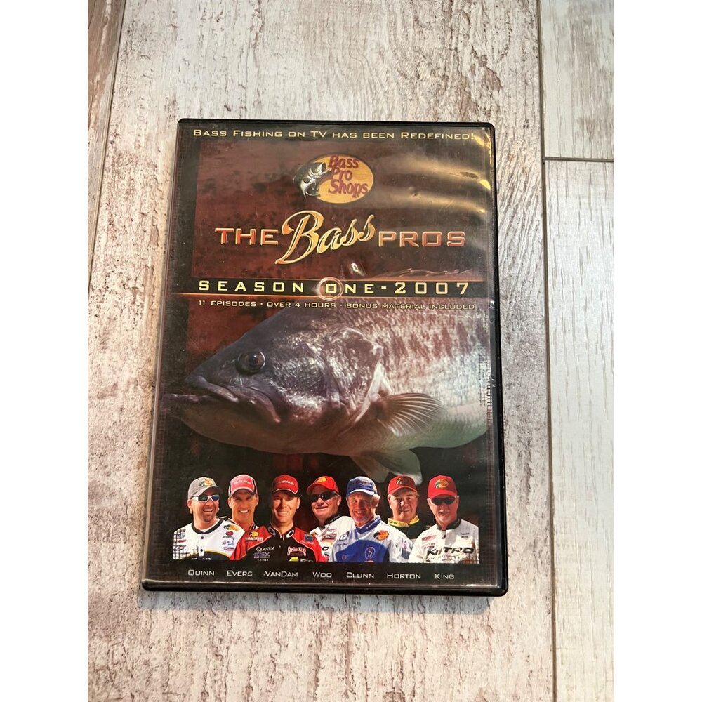 The Bass Pros Season One 2007 DVD Set Fishing Show 11 Episodes